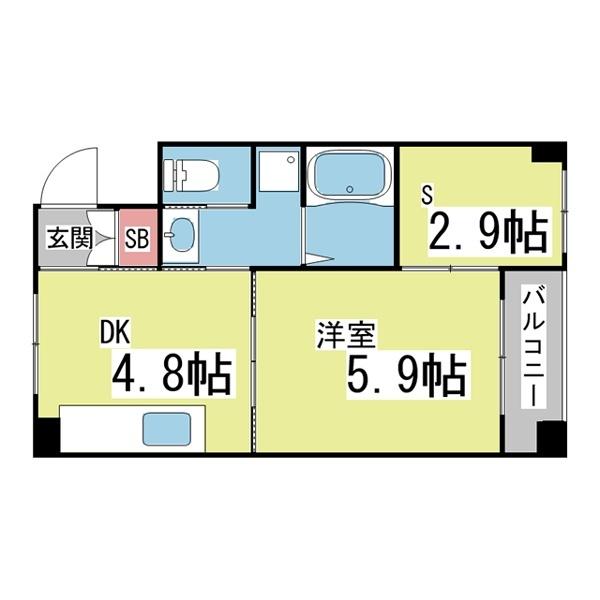 グランペール六甲 間取り図画像