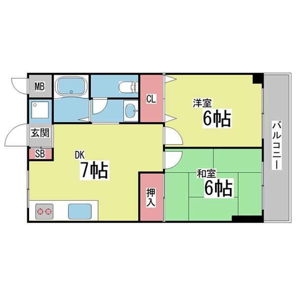 ビューライフ六甲 間取り図画像