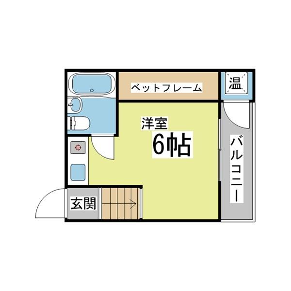 DCourt六甲（旧：ドミトリー阪急六甲） 間取り図画像