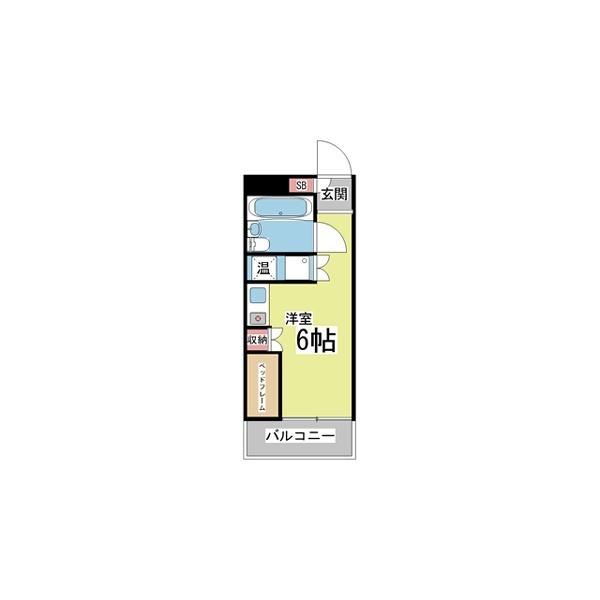 DCourt六甲（旧：ドミトリー阪急六甲） 間取り図画像