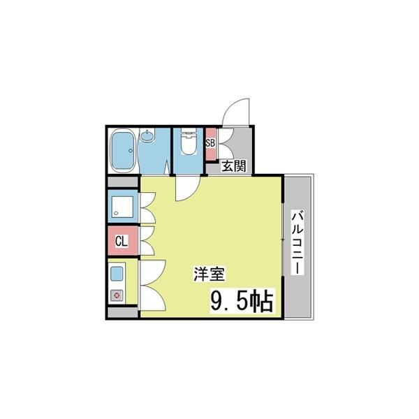 六甲グランドライオンズⅡ 間取り図画像