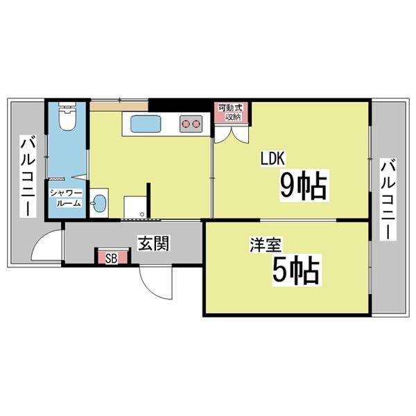 スプリングコート六甲 間取り図画像