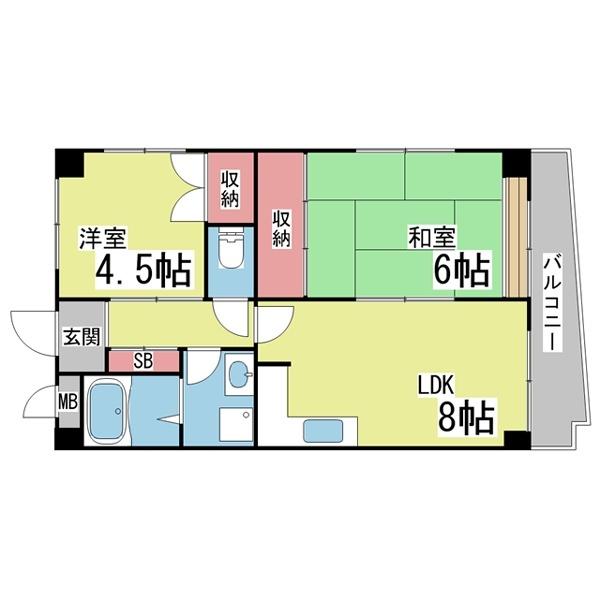 KMハウス 間取り図画像