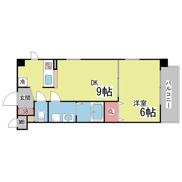 ソレイユ六甲2 間取り図画像