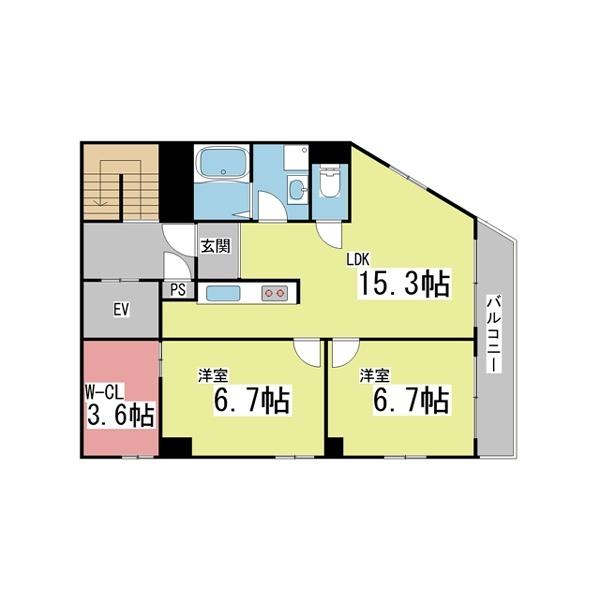 レシア六甲 間取り図画像