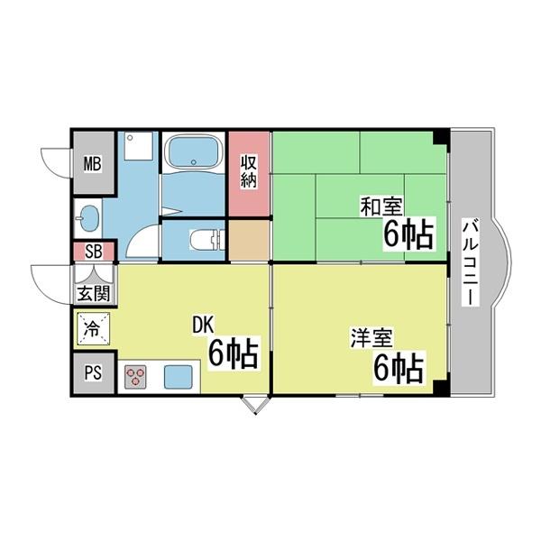 六甲パークランド 間取り図画像