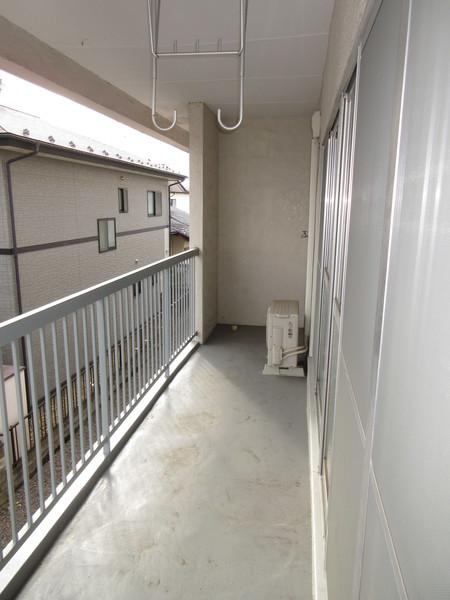郡山市安積町荒井アパート バルコニー