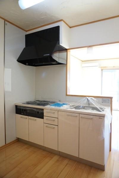 郡山市咲田アパート キッチン