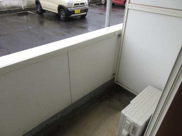 郡山市安積町荒井アパート バルコニー