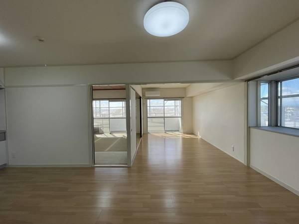 郡山市菜根マンション リビング