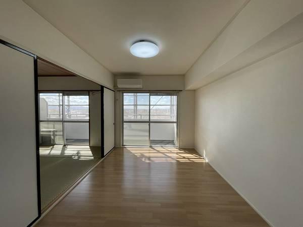 郡山市菜根マンション リビング