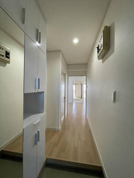 郡山市菜根マンション 玄関