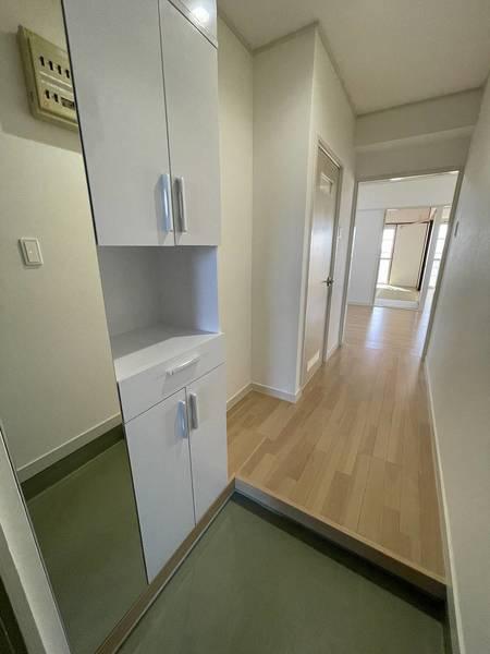 郡山市菜根マンション 玄関