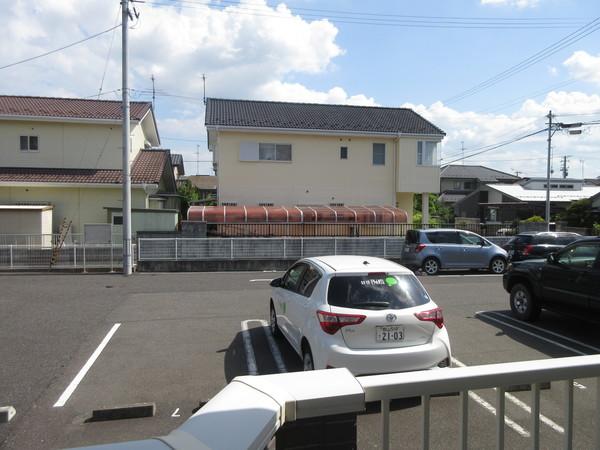 郡山市久留米アパート 眺望