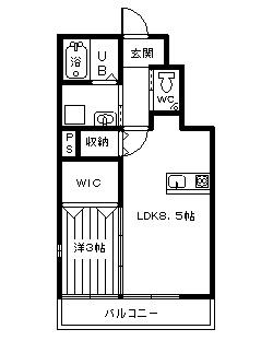 郡山市長者アパート 間取り図画像