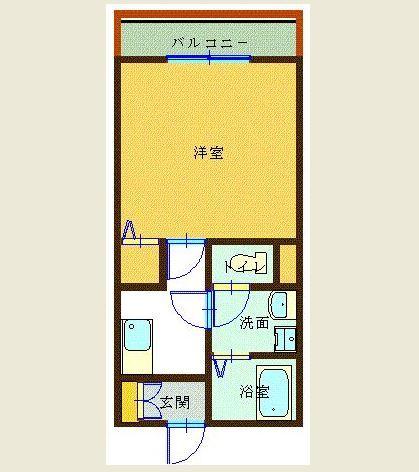 安積サンシャイン（507） 間取り図画像