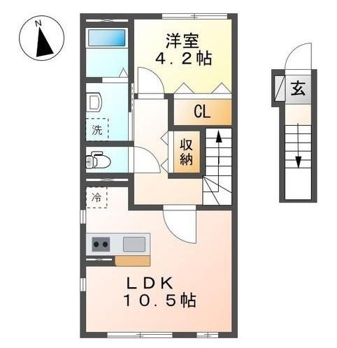 BELL（203） 間取り図画像