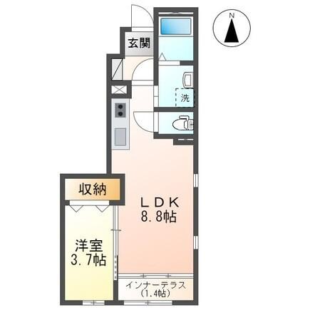プレンティフル芳賀Ⅱ（0103） 間取り図画像