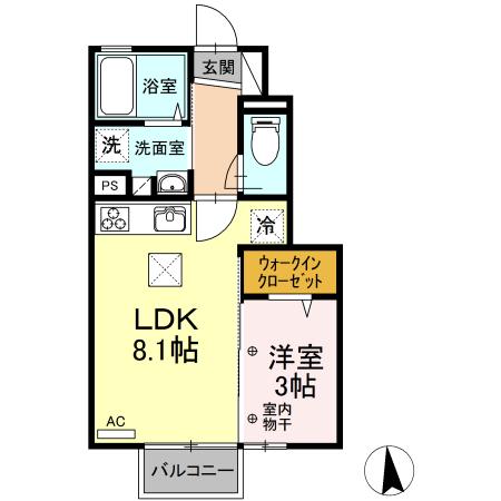 シュペール小原田（103） 間取り図画像