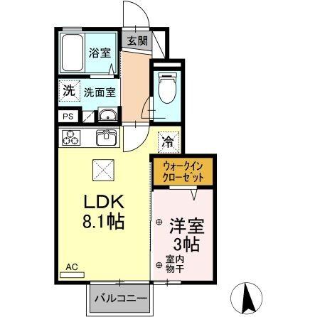 シュペール小原田（103） 間取り図画像