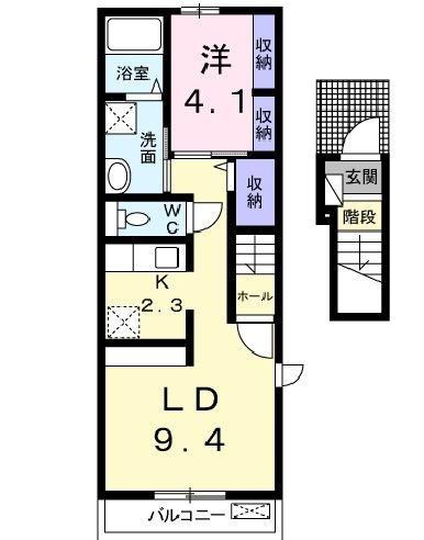 サニーV（201） 間取り図画像