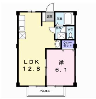 クローバーヒルズⅡ（202） 間取り図画像