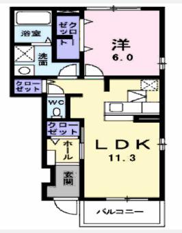 Ｑ−フロンティアⅡ（106） 間取り図画像