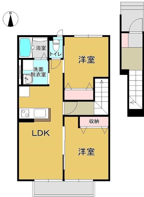オーベル（202） 間取り図画像