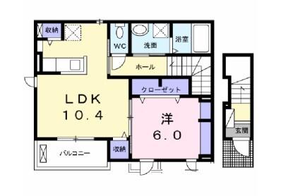 フォーレ　リュミエール（201） 間取り図画像