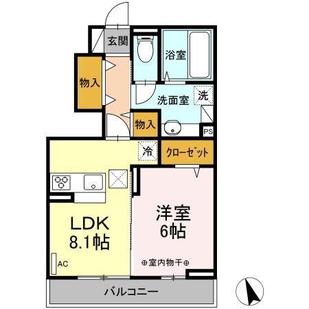 シエロⅡ（103） 間取り図画像