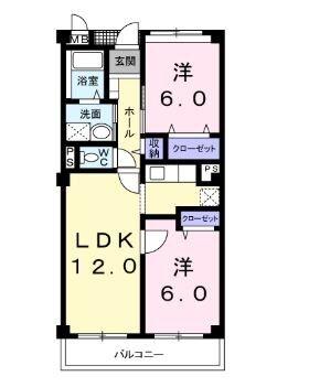 カルフール（203） 間取り図画像