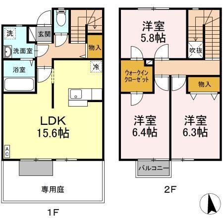  間取り図写真
