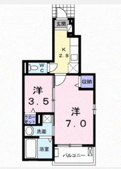 カーサ・トルトゥガ（101） 間取り図画像