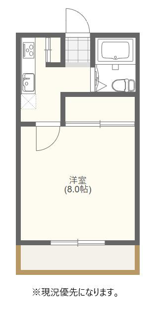 石井ハイツ2（107） 間取り図画像