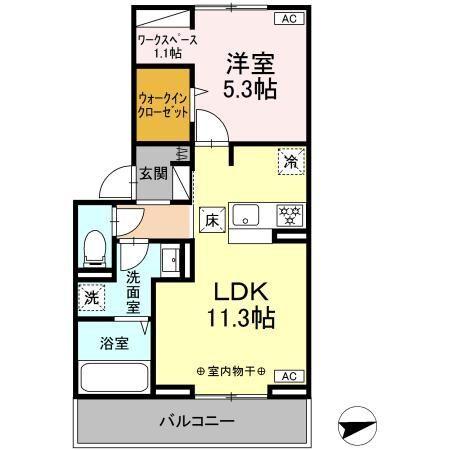 セレスティア昭和（305） 間取り図画像