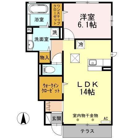 リフレ・スイープ・ストリーム　ラージ（101） 間取り図画像