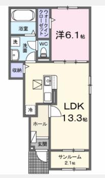 アテーナー（105） 間取り図画像