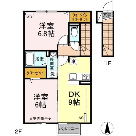 アネトス　A（202） 間取り図画像
