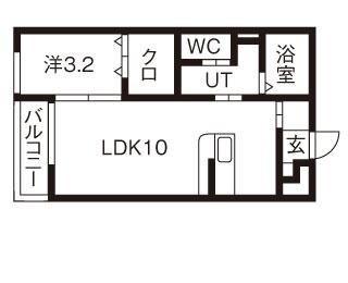 プレステージ小原田（B103） 間取り図画像