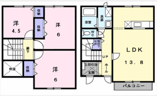 カーサ・ソレアードⅡ（102） 間取り図画像