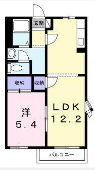 はぴねすB（201） 間取り図画像