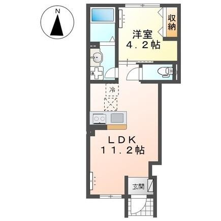 仮）富久山福原町裏新築アパート（103） 間取り図画像