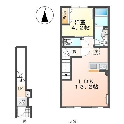 仮）富久山福原町裏新築アパート（205） 間取り図画像