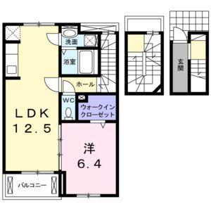 シャーロットⅠ（303） 間取り図画像