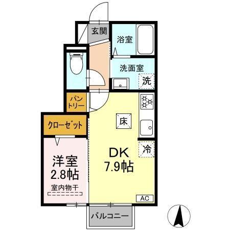あさか野ハイツ（101） 間取り図画像