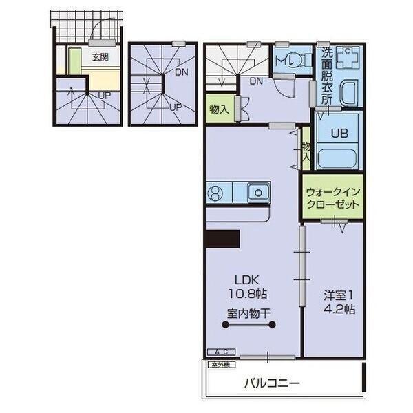 菜根ヒルズ（302） 間取り図画像