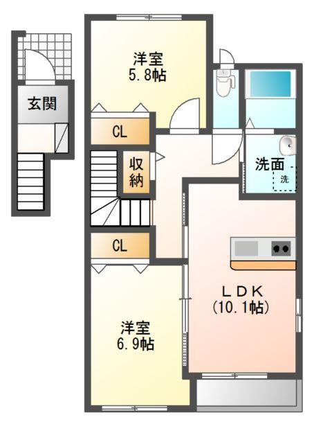  間取り図写真