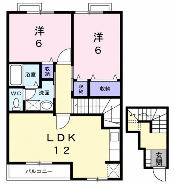 コンブリオ（202） 間取り図画像
