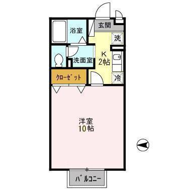 ハイムエルティ（106） 間取り図画像