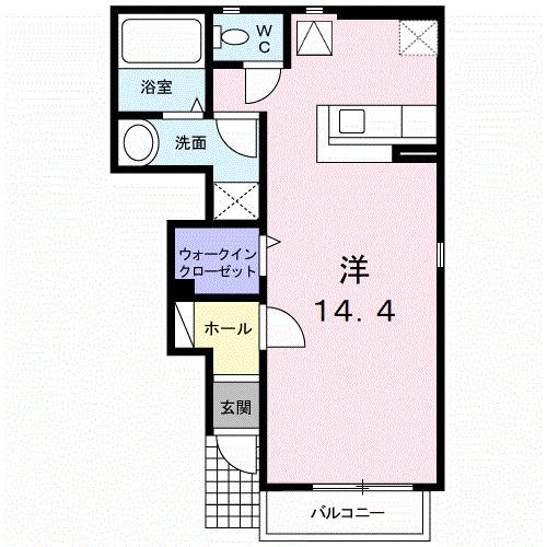 ドゥ・プランタン（103） 間取り図画像
